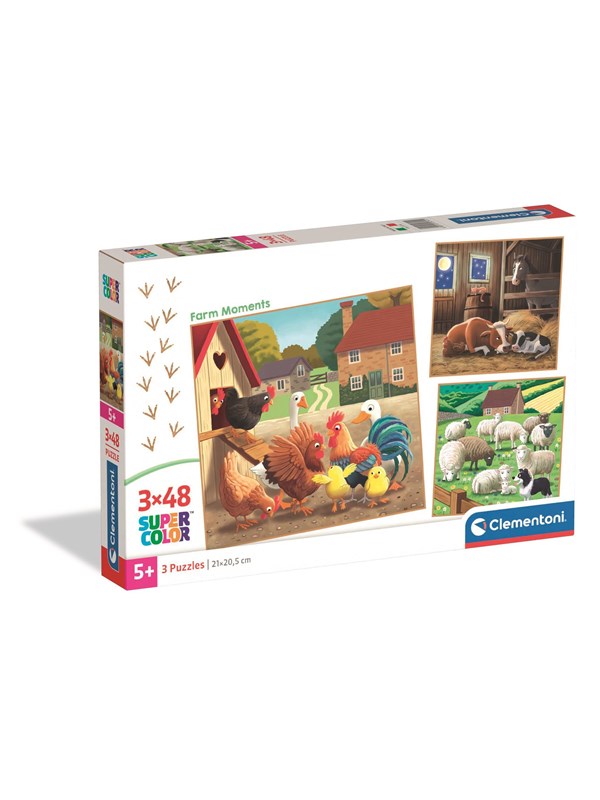 Clementoni Puzzle No 3x48 pieces 2D Puzzels
