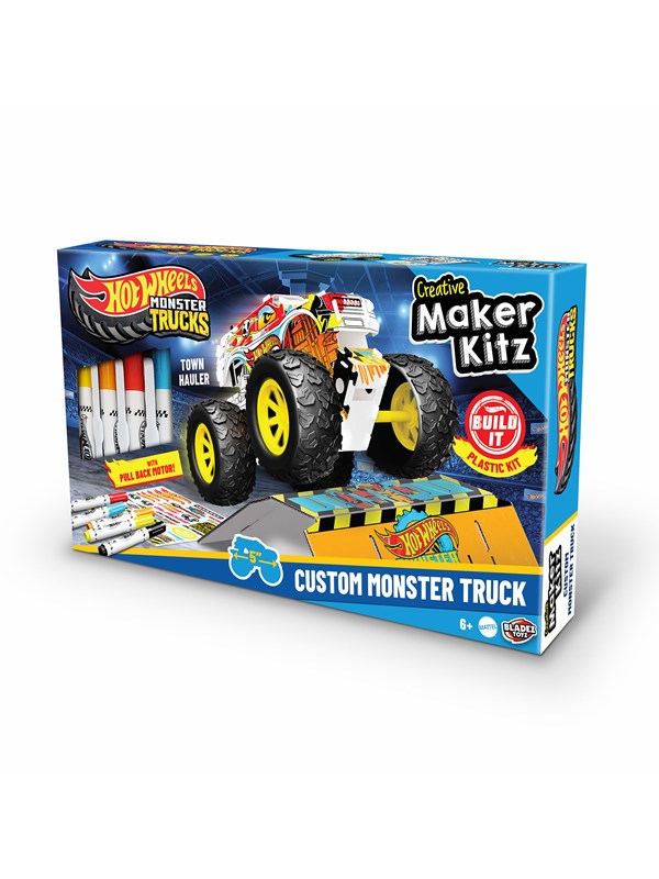 Hot Wheels Creative Maker Kitz Monster Trucks