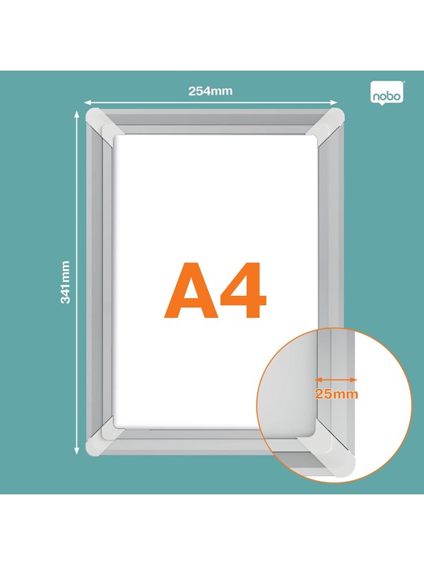 Nobo Premium Plus A4 Poster Clicklijst