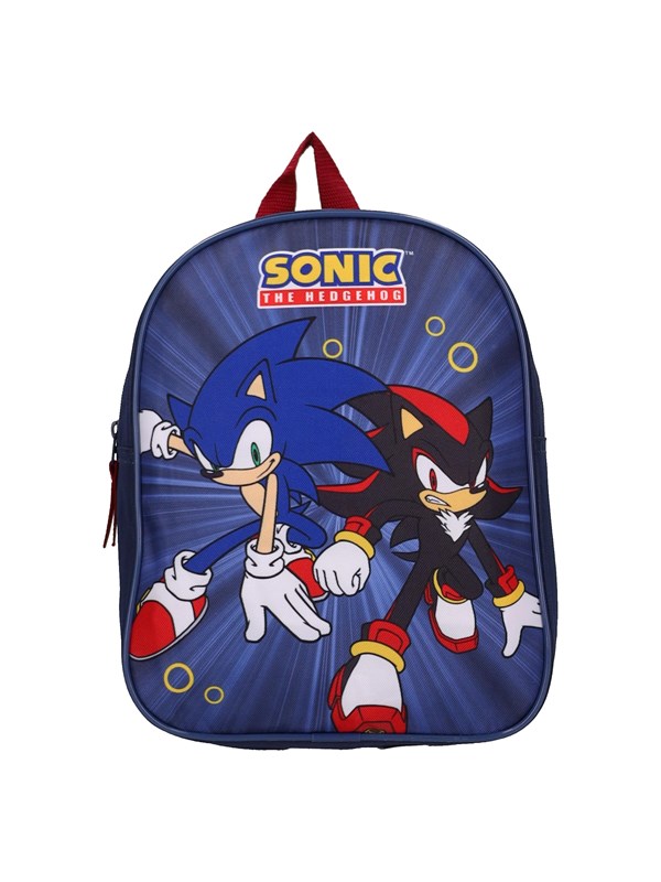 Sonic Go Faster Rugzak - 29 x 22 x 9 cm - Blauw - Sonic & Shadow