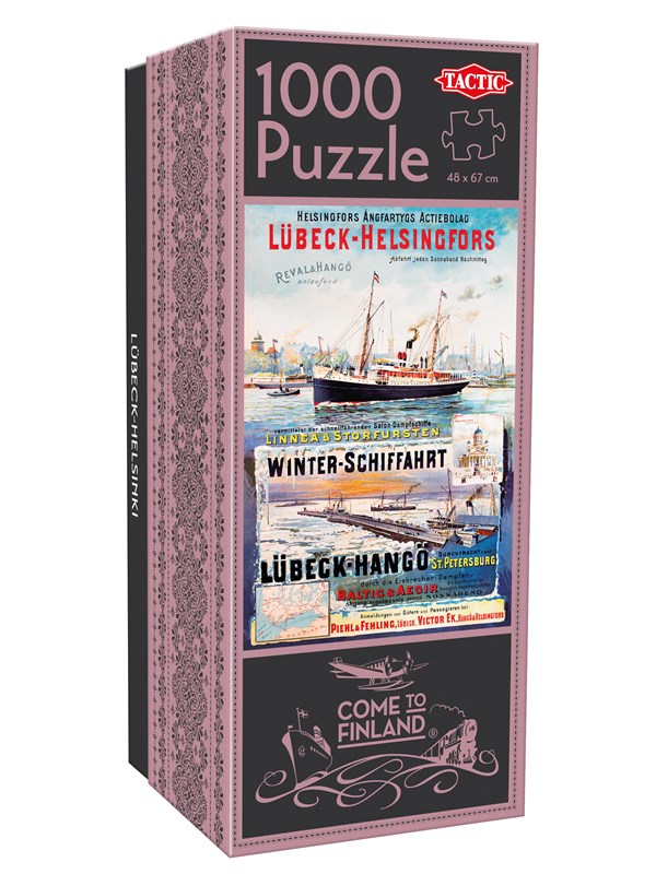 Tactic Come to Finland Lübeck-Helsinki 1000 pcs puzzle