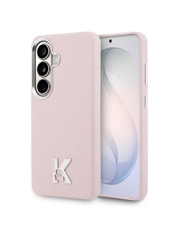Karl Lagerfeld K Metal Logo MagSafe Hoesje voor Samsung Galaxy S26 Roze