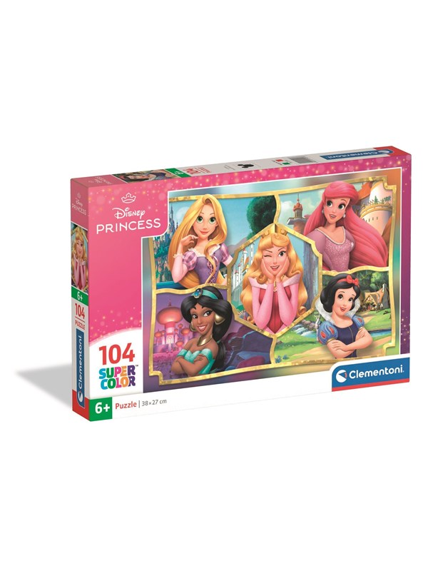 Clementoni - Puzzel - 104 Stukjes - Disney Princess 2 - Kinderpuzzel - Vanaf 7 jaar
