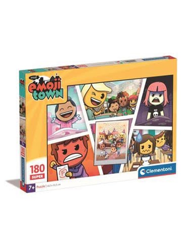 Clementoni Puzzle Emoji town 180 pieces 2D Puzzels