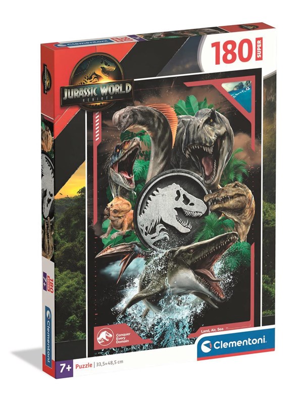 Clementoni Puzzle Jurassic World 2026 180 pieces 2D Puzzels