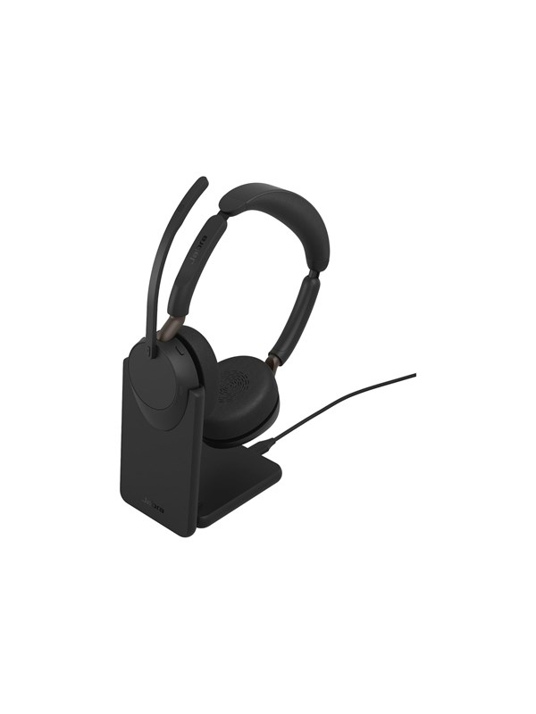 Jabra Evolve3 65 UC - USB-A with Dongle - Stereo (Incl. Charging Stand)