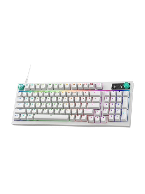 Logitech G G316 X 98 - Gaming toetsenbord - Duits - Wit
