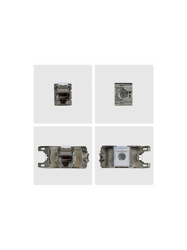 StarTech.com Startech keystone jack - shielded 180° toolless - TAA Compliant