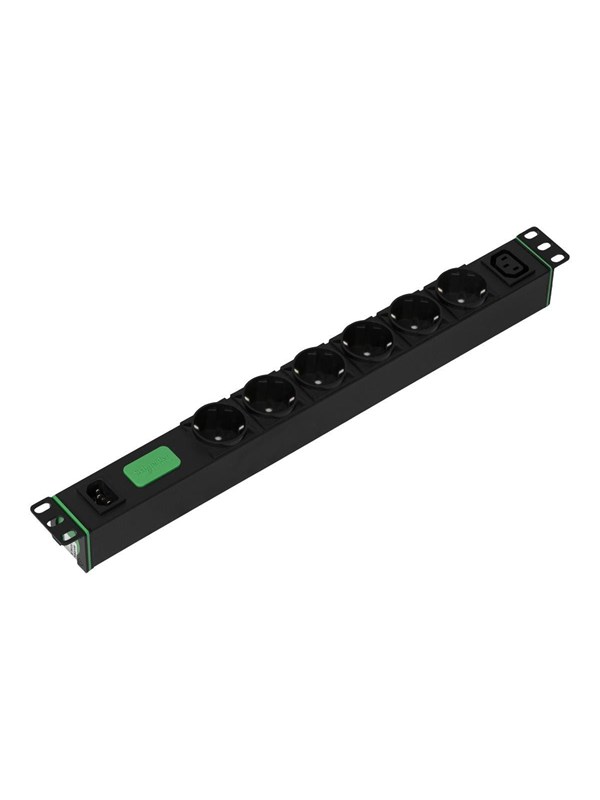 APC Easy Rack SEP6104G - PDU - Basic - 2,3 kW - 230V - 10 A - 6 x SCHUKO en 1 x C13-uitgangen - IEC 60320 - C14-ingang