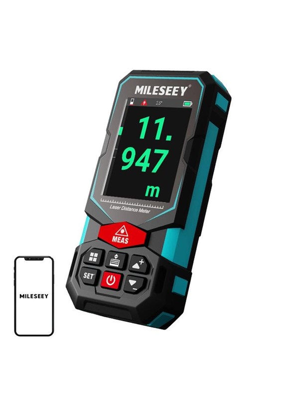 Mileseey S7 laserafstandsmeter met 100m display