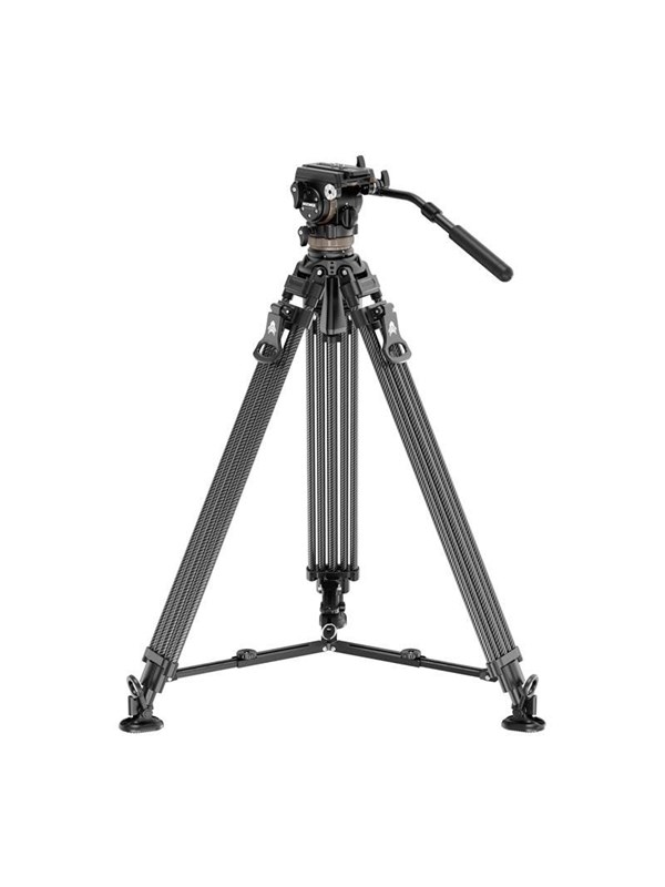 Neewer LL55 Carbon Fiber videostatief met oliekop en snelkoppelvergrendeling