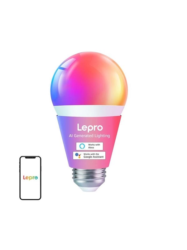 Lepro LEPRO B1 E27 LED-lamp met Bluetooth en Wi-Fi, 806 lm