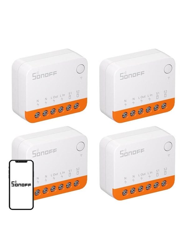 Sonoff SONOFF MINIR4 (Extreme) schakelaar, 4-pack