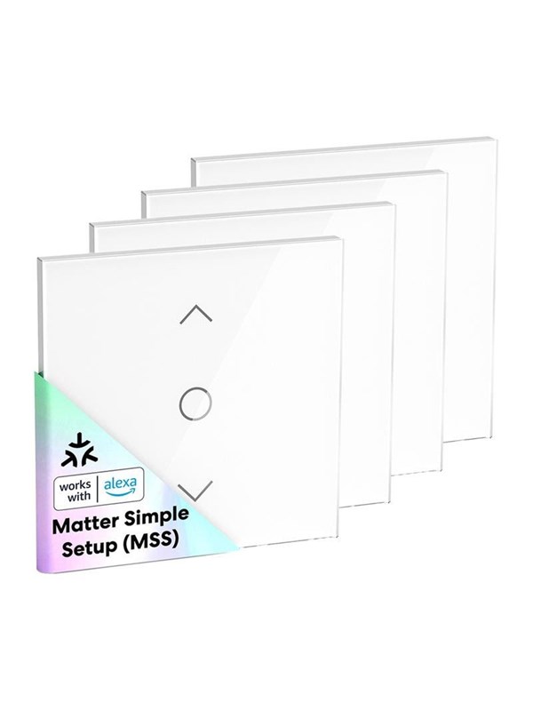 Meross MEROSS MRS100MA(EU) Slimme Wi-Fi (Matter) rolluikschakelaar (4-pack)