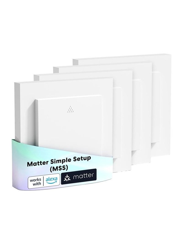 Meross MEROSS MRS105MA-EU Slimme Wi-Fi (Matter) rolgordijnschakelaar (4-pack)