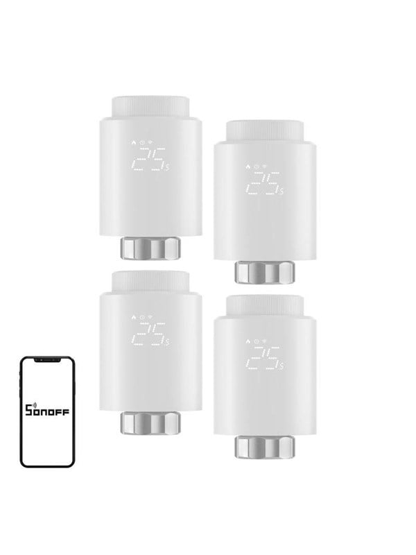 Sonoff ZigBee TRVZB Thermostatic Head 4-Pack