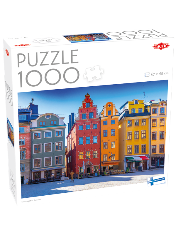 Tactic 1000 pcs puzzle: Stortorget in Sweden