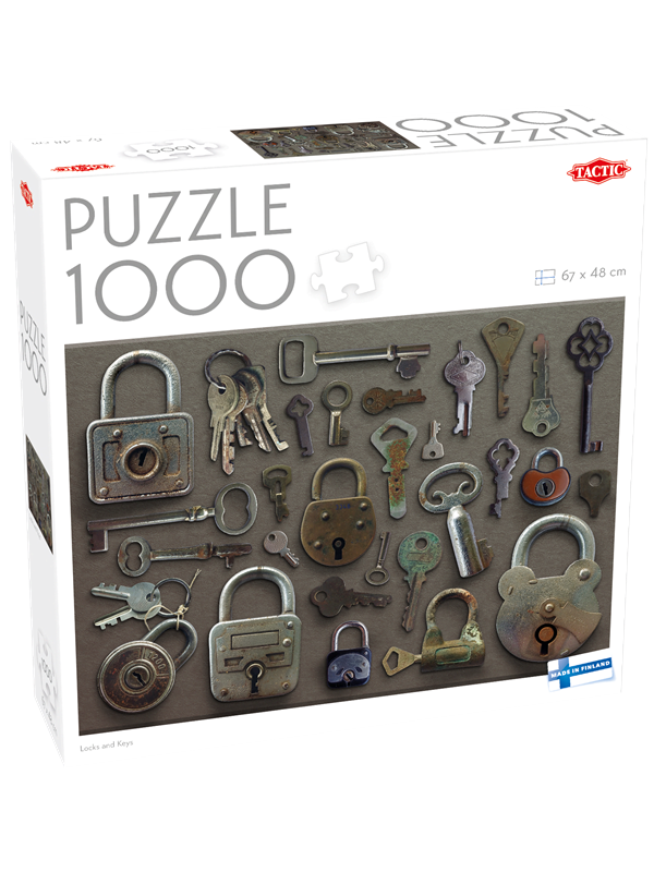 Tactic 1000 pcs puzzle: Locks and Keys