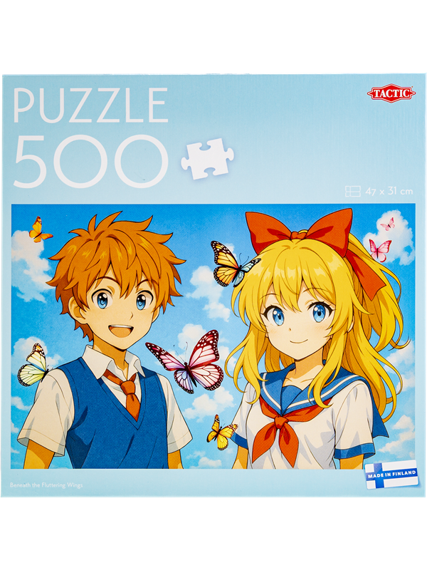 Tactic 500 pcs puzzle: Beneath the Fluttering Wings