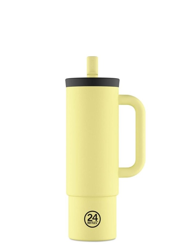 24Bottles Straw Drinkbeker 800 ml Capaciteit - citrus