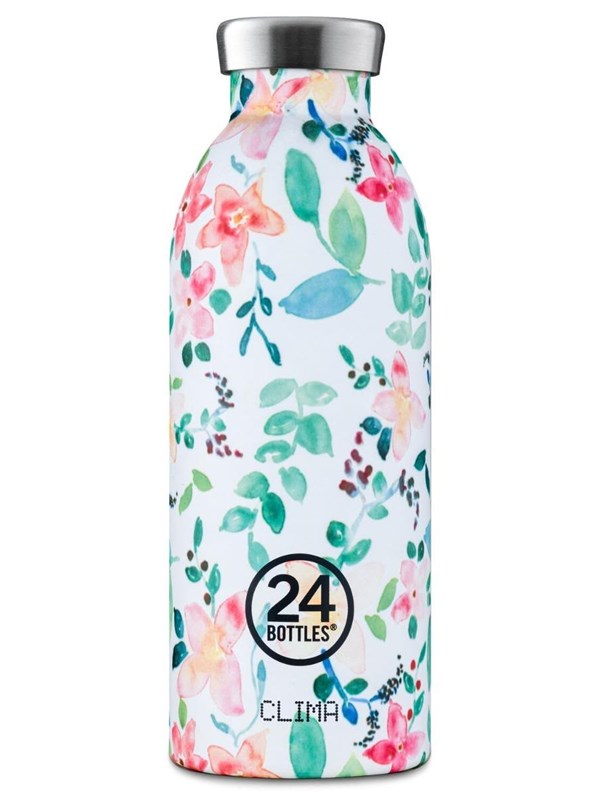 24Bottles Clima - Stone Finish - Little Buds - Multi Patterns - 500 ml