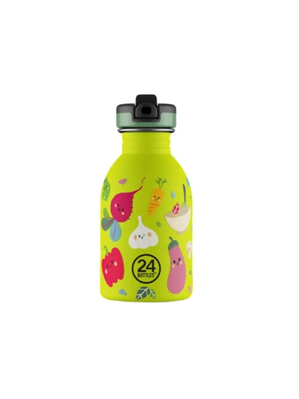 24Bottles Urban Bottle - Veggie Friends - Lime - 250 ml