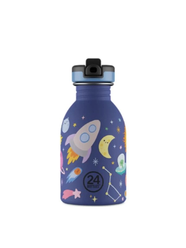 24Bottles Urban Bottle - Space Friends - Blue - 250 ml