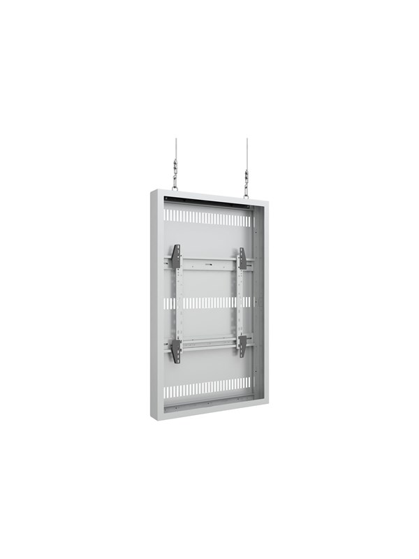 Multibrackets M Pro Series enclosure - medium - for flat panel - high brightness wire - white - Max 50 kg - recommended for 49"