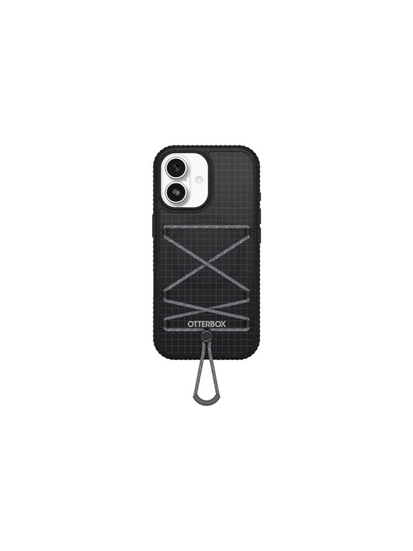 OtterBox Sole Series Hoesje Geschikt voor Apple iPhone 17 | Back Cover | Compatibel met MagSafe | Met Draaglus | Gerecycled | Vector Zwart