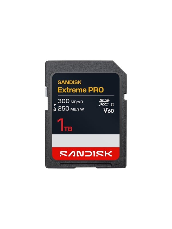 SANDISK Extreme PRO - flash memory card - 1 TB - SDXC UHS-II