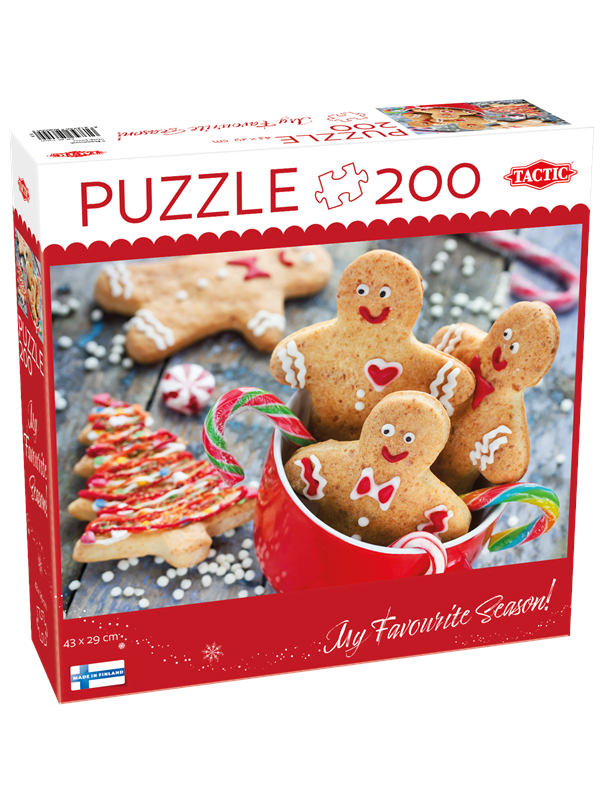 Tactic 200 pcs puzzle: Gingerbread Cuties