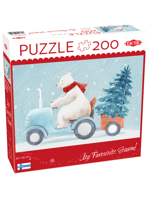 Tactic 200 pcs puzzle: Christmas tree hunt