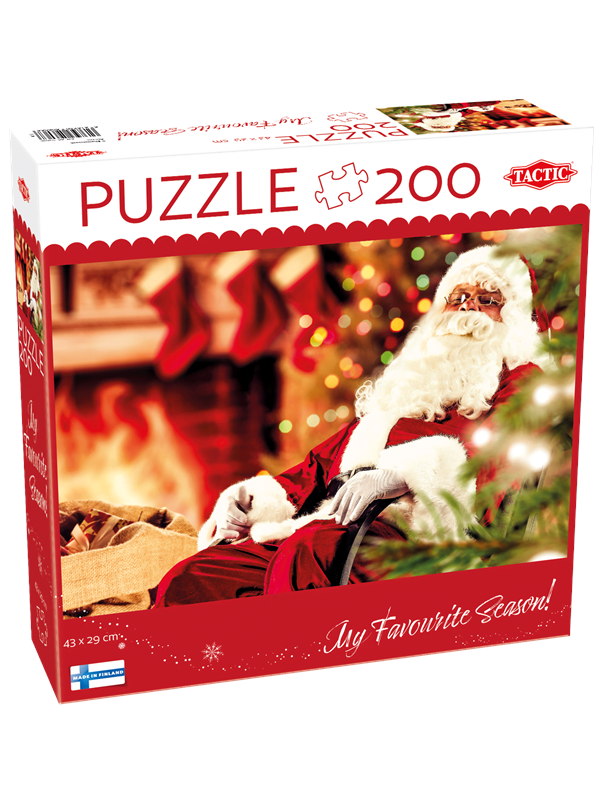 Tactic 200 pcs puzzle: Christmas stockings