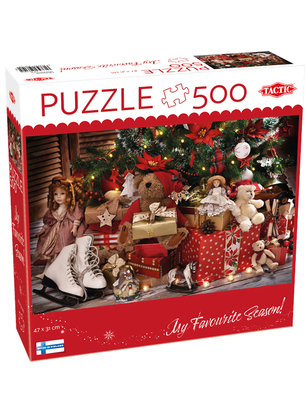Tactic 500 pcs puzzle: Christmas presents and toys