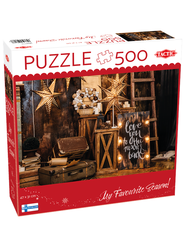 Tactic 500 pcs puzzle: Christmas decorations
