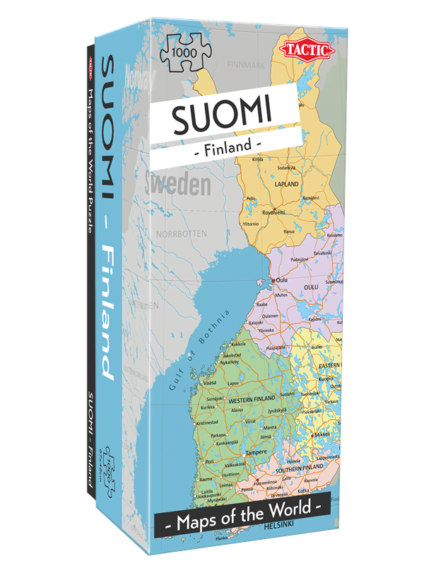 Tactic Maps of the World puzzle Finland 1000 pcs