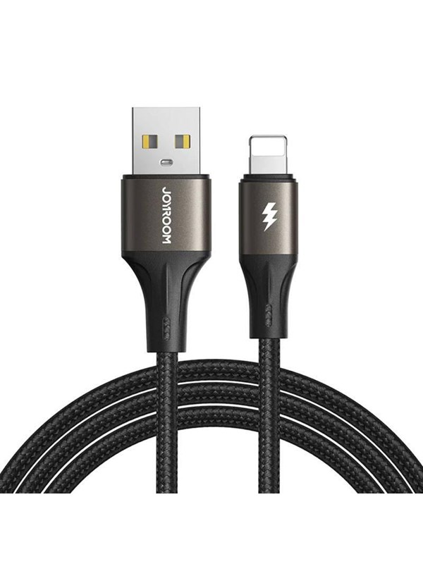 Joyroom Kabel USB naar Lightning SA25-AL3 / 3A / 1.2m (zwart)