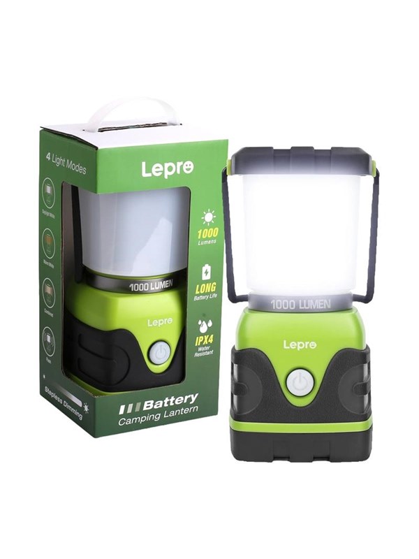 Lepro LEPRO 3300002 1000-lumen campinglamp op batterijen