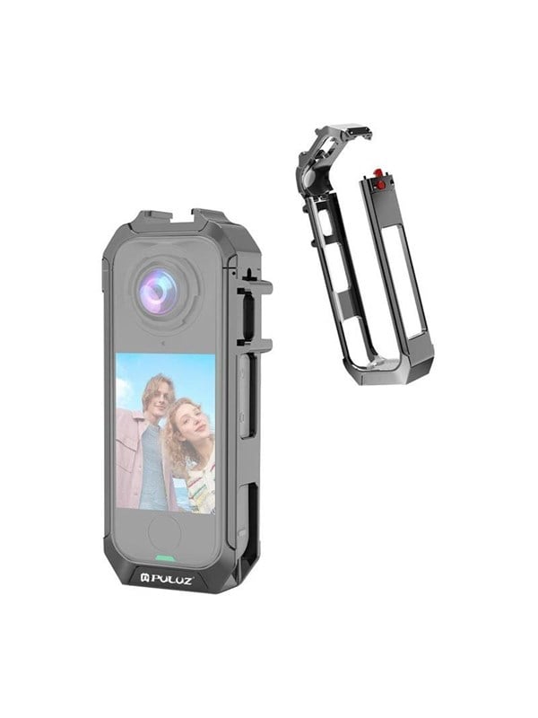Puluz metalen beschermhoes voor Insta 360 X4 Air (Grijs)