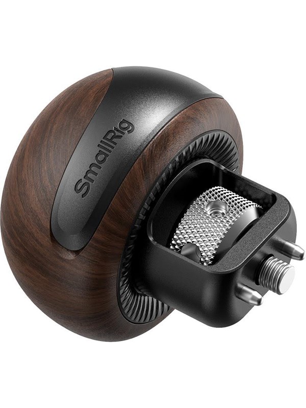 SmallRig 5926 Mini Wooden Side Handle with 1/4''-20 Locating Screw