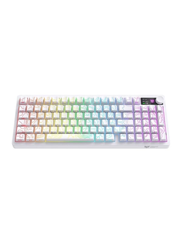 ONIKUMA MT902 Gaming Keyboard (White) - Gaming toetsenbord - Wit