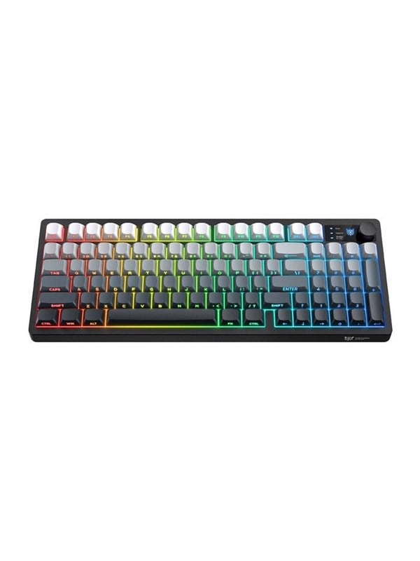 ONIKUMA MT902 2.4G Gaming Keyboard (Black and Whit - Zwart