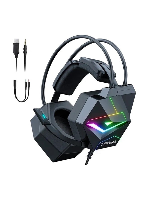 ONIKUMA X20 gamingheadset (Zwart)