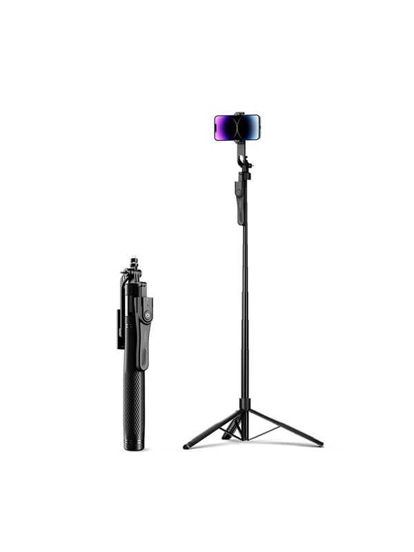 ORICO Selfie stick Orico SPM215 tripod 1/4" for phone camera with 360-degree rotation Bluetooth 5.2 - black