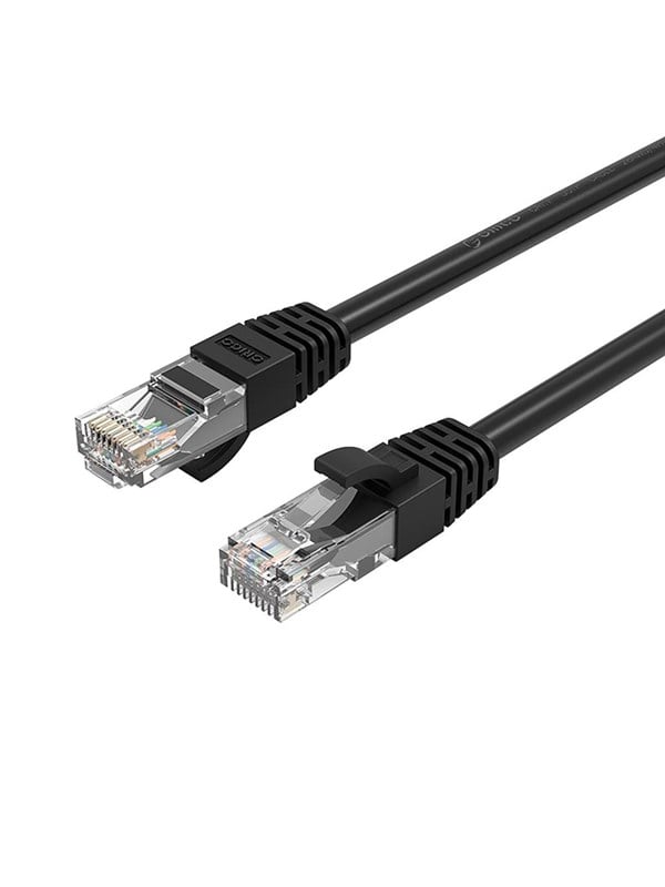 ORICO PUG-C6 CAT6 1000Mbps RJ45 Ethernet Network Cable LAN Round 8m - Black