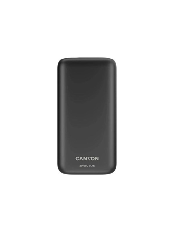 CANYON PB 301 Powerbank LED-display & Snelladen 20W - 30000mAh – Zwart