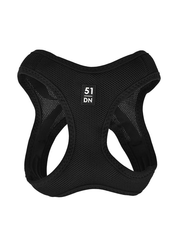 Y-tuig instap ademend zwart XL borstomvang 57-65cm nekomvang 48-56cm