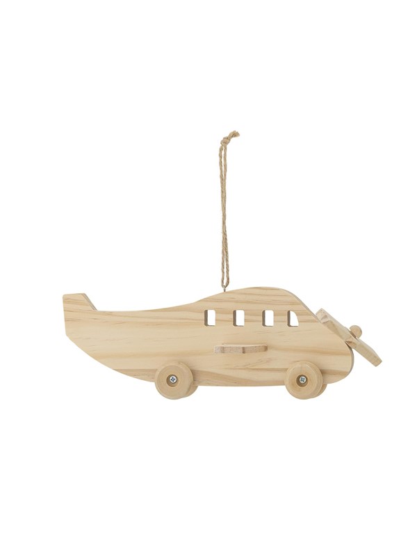 Bloomingville Mini Plane mobiel grenen naturel 25cm