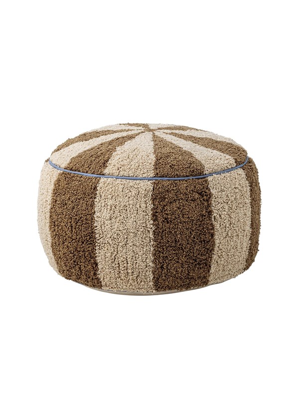 Bloomingville Poef Charoline Beige