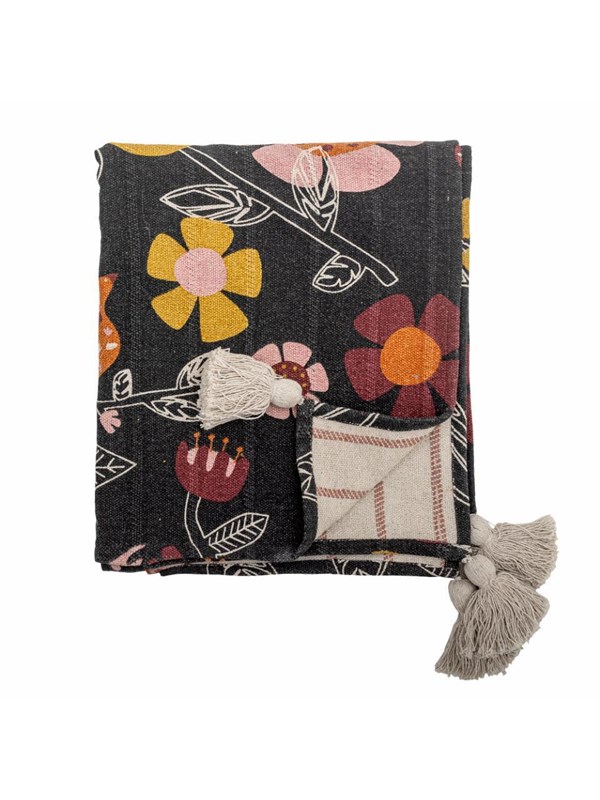 Bloomingville Plaid gerecycled katoen Vivielle 130x160cm